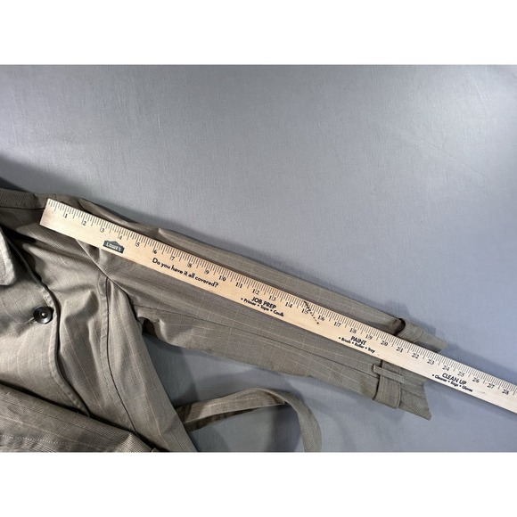 Rag & Bone Double Breasted Plaid Trench Coat Women's 6 Classic - Picture 14 of 14